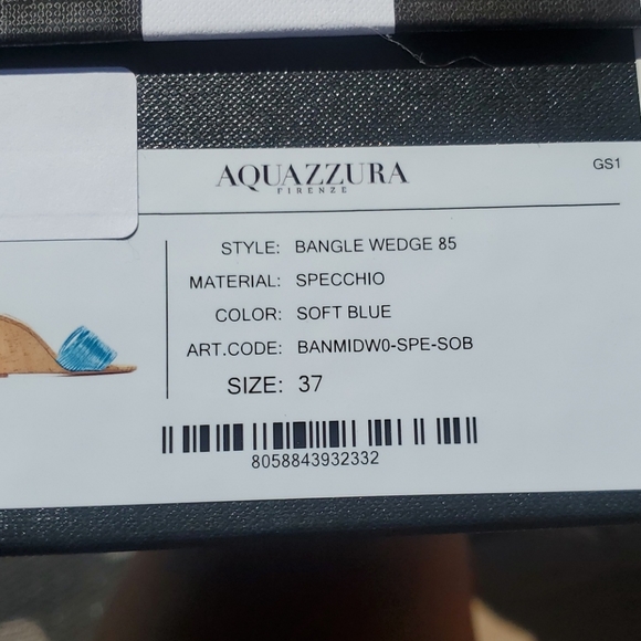 Aquazzura - Bangle Metallic Cork Wedge - Picture 5 of 6